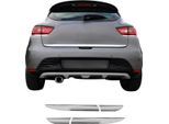Striscia Luminosa Posteriore Per Renault Clio Iv 2012-2019 Acciaio Inox Cromato 4 Pz