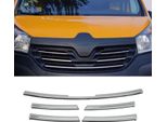 Modanature Griglia Radiatore Modanature Griglia Per Renault Trafic Iii Acciaio Inox Argento 5 Pezzi