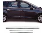Modanature Per Renault Grand Scenic 2009-2013 In Acciaio Inox Cromato 4X