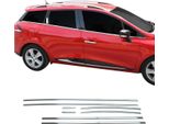 Modanature Per Finestre Per Renault Clio Grandtour 2012-2019 In Acciaio Inox 8Pcs
