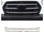 Modanature Griglia Radiatore Griglia Anteriore Per Ford Transit 2019-2025 Acciaio Inox Argento 4X