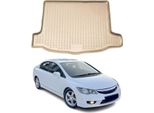 Tappetino Per Bagagliaio Vassoio Per Honda Civic 2006-2012 Gomma Tpe Beige