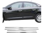 Modanature Per Finestrini Per Renault Fluence 2010-2021 Acciaio Inox Cromo 4Pz
