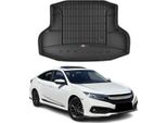 Omac Rivestimento In Gomma Per Honda Civic X Notchback 2017-2025 Tpe Nero