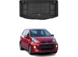 Omac Rivestimento Del Bagagliaio In Gomma Per Kia Picanto 2011-2017 Rivestimento Del Bagagliaio In Tpe Nero