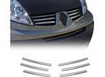 Modanature Griglia Radiatore Modanature Griglia Per Renault Trafic 2010-2014 Cromo Argento 6X