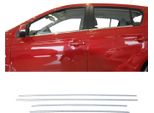 Modanature Per Finestre Per Hyundai I20 Hb 5D 2012-2014 Acciaio Inox Cromo 4Pcs