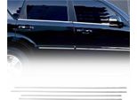 Modanature Finestra Per Ssangyong Rexton 2006-2012 Acciaio Inox Cromo 4Pcs