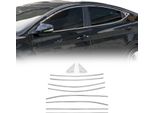 Modanature Per Finestre Per Hyundai Elantra Notchback 2010-2015 Cromo 10Pcs