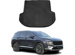 Tappetino Per Bagagliaio Fodera Per Bagagliaio Per Hyundai Santa Fe 2017-2021 Gomma Tpe Nero