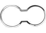 Telaio Portabicchieri Per Kia Sportage 2010-2015 Acciaio Inox Cromato 1Pc