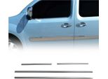 Modanature Per Finestre Per Renault Kangoo 2008-2013 In Acciaio Inox Cromato 4Pcs
