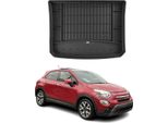 Omac Rivestimento Del Bagagliaio In Gomma Per Fiat 500X 2014-2019 Rivestimento Del Bagagliaio In Tpe Nero