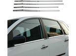 Modanature Per Finestre Per Ford Fiesta 2000-2010 In Acciaio Inox Cromato 4Pcs