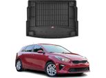 Omac Rivestimento Del Bagagliaio In Gomma Per Kia Ceed 2018-2025 Rivestimento Del Bagagliaio In Tpe Nero