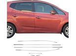Modanature Per Finestre Per Hyundai Ix20 2010-2021 In Acciaio Inox Cromato 8Pcs