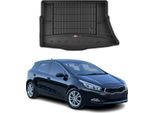 Omac Rivestimento Del Bagagliaio In Gomma Per Kia Ceed 2012-2018 Rivestimento Del Bagagliaio In Tpe Nero