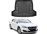 Omac Rivestimento Del Bagagliaio In Gomma Per Peugeot 508 2010-2018 Rivestimento Del Bagagliaio In Tpe Nero