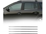 Modanature Per Finestre Per Dacia Logan Mcv 2014-2020 In Acciaio Inox Cromato 4Pcs
