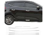 Modanature Per Finestre Per Hyundai Ix35 2010-2015 In Acciaio Inox Cromo 6Pcs