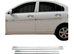 Modanature Per Finestrini Per Hyundai Accent Era 2005-2011 Notchback Cromate 4X