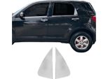 Modanature Per Finestre A Triangolo Per Daihatsu Terios 2006-2017 In Acciaio Inox Cromato 2X