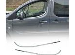Modanature Per Finestre Per Citroen Berlingo 2008-2018 In Acciaio Inox Cromato 2Pcs