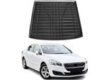 Rivestimento Del Bagagliaio Per Peugeot 508 Estate 2010-2018 Gomma Tpe Nero