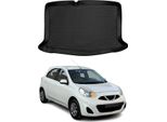 Tappetino Per Bagagliaio Per Nissan Micra 2017-2021 Gomma Tpe Nero
