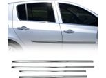 Modanature Per Renault Clio 2005-2013 In Acciaio Inox Cromato 4 Pezzi
