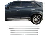 Modanature Per Finestre Per Kia Sorento 2012-2017 In Acciaio Inox Cromato 6Pcs