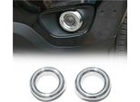 Cornice Fendinebbia Per Jeep Compass 2011-2016 Cromo Abs 2X