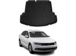 Fodera Per Bagagliaio Per Vw Jetta 2011-2014 In Gomma Tpe Nero