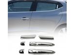 Maniglia Cromata Per Renault Clio 2012-2019 4 Porte In Acciaio Inox 6X