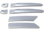 Maniglia Della Porta Cromata Per Nissan Juke 2010-2019 In Acciaio Inox Argento 6Pcs