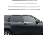 Modanature Per Finestre Per Daihatsu Terios 2005-2021 In Acciaio Inox Cromato 4Pcs