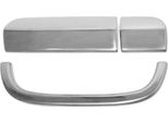 2003-2014 Mercedes Vito W639 Apribagagli Acciaio Inox Spazzolato Cromo