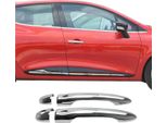 Maniglia Cromata Per Renault Clio 2012-2019 2 Porte In Acciaio Inox 4X