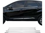 Modanature Per Finestrini Per Renault Captur 2013-2025 In Acciaio Inox Cromato 4 Pz