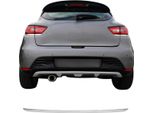 Modanatura Bagagliaio Modanatura Portellone Posteriore Per Renault Clio 2012-2019 Acciaio Inox Scuro