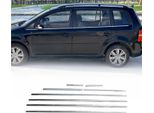 Modanature Per Finestre Per Vw Touran 2003-2010 In Acciaio Inox Cromato 8Pcs