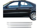 Modanature Per Finestre Per Mercedes W211 Classe E 2002-2009 In Acciaio Inox 4Pcs