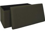 Howhomely Pouf Verde 76 X 38 X 38 Cm