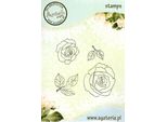 Timbro - Rose + Foglie 2 - Agateria