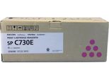 Ricoh 407137 Toner Cartuccia Magenta Originale Xl Per Sp C730DN 9300 Pagine