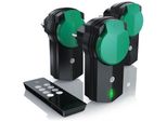 Bearware AußEnbereich Funksteckdosen Set Mit Fernbedienung - 3X Outdoor Funkschalter Steckdosen