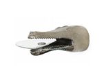 Riess-Ambiente Design HÃ¤Ngetisch Wildlife Crocodile 60Cm Silber Metall Krokodil Beistelltisch