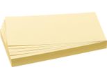 Franken UMZ102004 Moderationskarte - Rechteck, 205 X 95 Mm, Gelb, 500 StüCk
