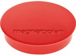 Magnetoplan Discofix Magnete Rotondo "Standard"", Rosso"