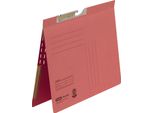 Raccoglitore A Libro Elba Con Tasca, Din A4, Cartone Manila, Rosso